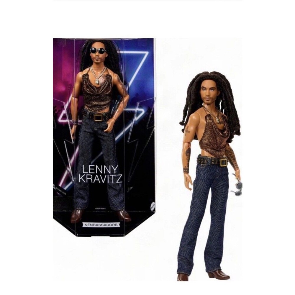 2026 Barbie Signature Lenny Kravitz Kenbassadors Ken Doll JBJ43